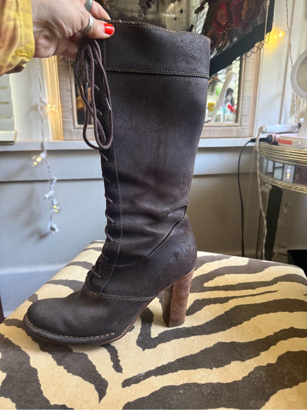 Frye Villager Lace Boots